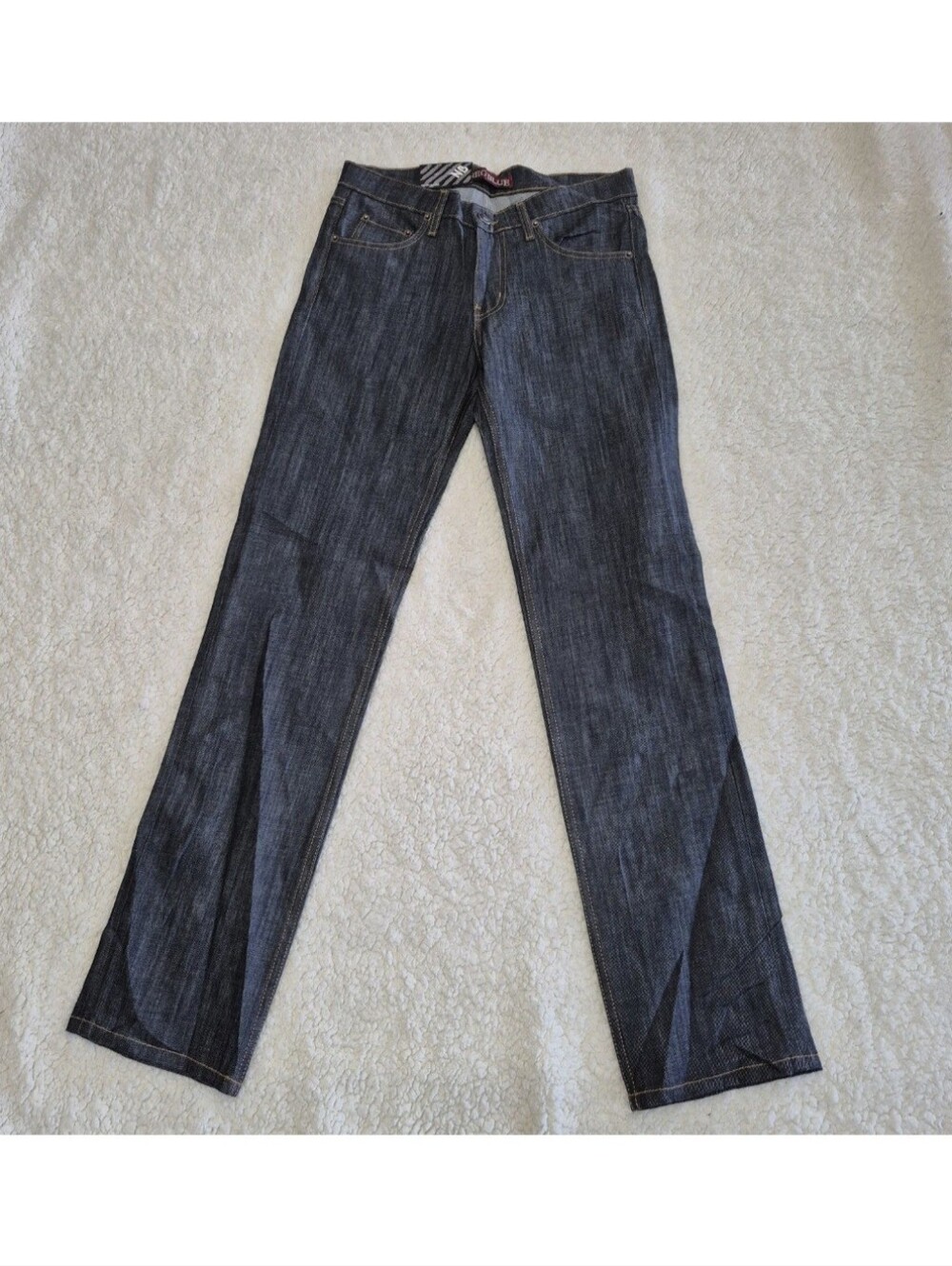 Selvedge Jeans Neo Blue Men Size 28 x 32  New With Tags Dark Blue Denim